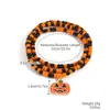 Joias Transfronteiriças Europeias e Americanas Estilo Gótico Tendência Peculiar Halloween Colar de Contas Exagerado Pingente de Caveira Fantasma Aranha