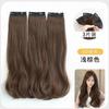 Peluca de tres piezas, cabello rizado con ondas grandes, aumento de volumen, peluca esponjosa, cabello largo femenino, extensión de cabello artificial invisible sin costuras.