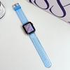 Aplicável ao Apple watch87654 geração HD transparente pino fivela TPU pulseira relógio iwatch S9 pulseira esportiva