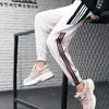 Calça Harem estudante feminina irmã gorda calça esportiva calça larga feminina estilo coreano preto plus size Harajuku skinny calça casual