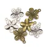 Accesorios para Joyería DIY Transfronterizos al por Mayor Colgante de Flor de Plumeria Vintage Collar Pulsera Llavero Hechos a Mano Colgante de Aleación