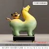 Novo Estilo Chinês, Fique Rico Imediatamente, Decoração de Mesa de Chefe de Escritório, Obtenha Sucesso Imediatamente, Enfeites, Artesanato de Cerâmica Fuma Atacado