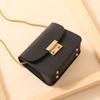 Bolso Pequeño para Mujer, Nuevo Estilo Versión Coreana, Bolso Sencillo Versátil con Cadena de Cierre, Bolso Cuadrado Pequeño, Bolso Bandolera de Un Hombro