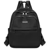 Bolsa de Viagem para Computador da Moda, Mochila Escolar para Estudantes, Mochila Feminina Simples com Múltiplos Compartimentos, Bolsa Casual de Nylon Repelente à Água