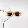 Gafas de Sol para Niños Verano Playa Marítima Gafas Anti-UV Simples de Color Sólido para Bebé de Silicona Suave Gafas de Sol Protectoras