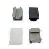 15*30 Tapón cuadrado de tubo cuadrado Tapón de pie de mesa y silla Almohadilla de pie de estante de almacenamiento antideslizante Muebles Tapón de tubo cuadrado de acero inoxidable
