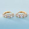 Brincos Geométricos de Diamante de Luxo Acessíveis de Dongdaemun, Coreia do Sul, Estilo de Designer de Nicho Feminino Brincos Elegantes Populares Brincos