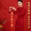 2027 Ano do Carneiro Decorações Penduradas de Nó Chinês Sacos da Sorte Yuanbao Decoração de Sala de Estar Lanterna de Porta de Entrada Enfeites Pendurados Mercadorias de Ano Novo Atacado
