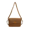 Bolso Pequeño Estilo Coreano Nuevo Bolso de Hombro Bolso con Cadena Bolso de Hombro Único Bolso Cruzado Sistema de Color Maillard Moda Transfronteriza