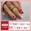 Uñas Postizas para Venta al por Mayor Estilo Impreso Juegos de Uñas Postizas Estilo Coreano Suave Dulce Fresco Múltiples Estilos Arte de Uñas Puntas de Uñas Postizas