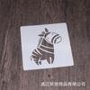 Departamento de Animales Transfronterizo Plantilla de Pintura de Dibujos Animados Herramientas Pintadas a Mano para Niños Pintura de Pared de Piedra Spray Flor Hueco Plantilla DIY Regla
