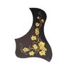 Protetor de Guitarra Folk Prata Dourada Guarda de Flor de Uva Guitarra Painel Decorativo Resistente a Arranhões