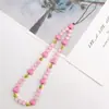 Nueva serie de frutas de arcilla blanda cadena para teléfono móvil funda de teléfono móvil diy estrella de cinco puntas acrílica cadena para teléfono móvil tendencia de colección