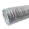Tubo Telescópico de Folha de Alumínio de Face Única Duto de Ventilação Mangueira Composta de Folha de Alumínio Reforçada Duto para Sistema de Ar Condicionado Exaustão Ar Fresco