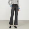Jeans para Mujer Otoño Nuevo Estilo Pantalones Cropped Elásticos en Cuatro Direcciones Pantalones de Mezclilla Acampanados Petite Cintura Alta Adelgazantes Pantalones Casuales para Mujer