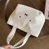 Bolso de pana Mi Conejito Bordado Lindo Corazón Femenino Versátil para el Trabajo y los Viajes Portátil Gran Capacidad