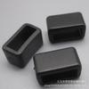 Suministro de hebilla de dos engranajes de poliacetal de 1 cm cuadrado para equipaje, hebilla de plástico cuadrada, hebilla de boca, en stock