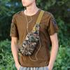 Nueva Riñonera para Hombre Camuflaje Multifuncional Fitness Deportes al Aire Libre Bolso de Pecho Bolso para Teléfono Móvil Bolso Cruzado Multifuncional para Ciclismo