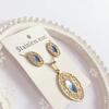 Set de Collar y Pendientes de Acero de Titanio de Alta Calidad, Nuevo Estilo Europeo y Americano, de Venta Caliente Transfronteriza, Joyería de Concha Genuina para Mujer, Precio Especial, Entrega Directa