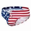 Bañador tipo slip para hombre con almohadilla de esponja, estilo antivergüenza, de moda, para aguas termales, sexy, de cintura baja, talla americana.