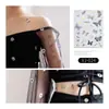 Ruikalong Em Estoque Novo Adesivos de Tatuagem Dourada Borboleta Transfronteiriça Adesivos de Tatuagem Metálicos Atacado Tatuagem Descartável