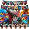 Nuevo Godzilla Contra. Decoraciones de Cumpleaños Temáticas de Kong, Banderines, Banderas, Globos y Juegos de Banderines y Banderas