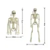 Nueva decoración colgante de calavera y fantasma de Halloween transfronteriza de 40 cm para puerta, adorno de casa embrujada, decoración colgante para fiesta de Halloween de terror