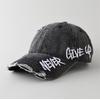 Gorra de béisbol bordada con letras y personalidad de moda para hombre y mujer, estilo urbano, informal, combinable con todo, con lengüeta de pato.