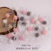 Decorações de Natal Bola de Pelúcia Cordão Estilo Escandinavo Casa Quarto de Crianças Quarto de Menina Decoração Bola de Cabelo Cordão Pendurado DIY