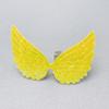 Accesorios de joyería con alas grandes de ángel, tela AB de doble cara, horquilla para el pelo, regalo, inserto para tarta, material de decoración.