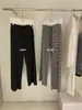 Wgwe9186 Guangzhou Shisanxing Pantalones Casuales de Verano Nuevos para Mujer de Cintura Alta Pierna Recta Ajustados Caída Pierna Ancha Sueltos