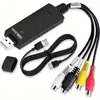 Tarjeta de Captura de Video USB 2.0 de Canal Único de Venta Caliente Transfronteriza Tarjeta de Captura para Monitoreo de Video sin Controlador Tarjeta de Captura para Captura Continua Venta al por Mayor