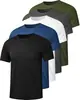 Camiseta de Manga Corta para Hombre de Verano, Retro Americano, Moderna, Ins, Graffiti Pintado a Mano, Cuello Redondo, Estampado Digital, Personalizada, Nicho, Holgada 2026