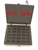 Caja de chips con ranura de plástico, silicona, cristal, BGA, componentes electrónicos aeroespaciales, IC, caja de embalaje de espuma antiestática
