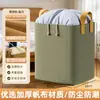Bolsa de almacenamiento de lona engrosada y resistente al desgaste con cordón para edredones y ropa, una herramienta especial para organizar artículos, bolsa de embalaje para mudanzas de gran capacidad