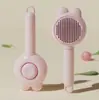 Cepillo para Mascotas para Gatos y Perros, Peine de Aseo Auto-Limpio de 1 Clic