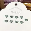 Nueva Resina Hielo Transparente Estampado Leopardo Corazón Estrella Manicura DIY Funda para Teléfono Móvil Accesorios para el Cabello Joyería Materiales Accesorios