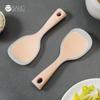 Cuchara de Arroz de Silicona Estilo Japonés Puede Pararse y No es Fácil que se Pegue Pala Cuchara para Arroz Olla Arrocera Grado Alimenticio de Pie para el Hogar