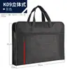 Bolsa Portadocumentos Portátil de Gran Capacidad con Cremallera para Conferencia de Lona Oxford para Negocios, Maletín Impermeable para Hombres