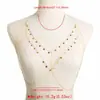 C0720 Cadena Corporal Geométrica Sexy con Lentejuelas Transfronteriza para Mujer, Diseño Moderno y Sencillo, Cadena para el Pecho Hot Girl