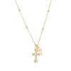 Collar de clavícula de circonita cruzada de estilo coreano INS Niche Light, diseño de lujo, combinable, plata de ley S925, textura para mujer