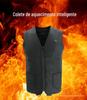 Colete aquecido recarregável USB colete de aquecimento inteligente colete quente roupas de aquecimento elétrico para homens e mulheres