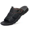 Sandalias de verano caladas para hombre de talla grande, transpirables, de suela blanda, antideslizantes, resistentes al desgaste, sandalias casuales para exteriores, chanclas vietnamitas