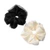Nuevo Coletero de Encaje para el Cabello, Moderno y de Alta Gama, Diadema Hueca para Mujeres, Cuerda para el Cabello de Color Sólido para Peinados de Moño Bajo