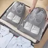 Cubrezapatos, Esenciales de Viaje, Cubrezapatos de Viaje Transparentes a Prueba de Polvo, Cubrezapatos Blancos, Resistentes a la Humedad y al Moho