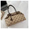 Bolsa de mão feminina tendência de poá estilo coreano, nova bolsa de ombro e sob o braço para o dia a dia 2026