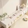 Tapete para Gabinete de TV Simples Impermeável à Prova de Óleo Resistente ao Desgaste Tapete de Proteção para Mesa de Trabalho Resistente à Sujeira Não Lavável Luxo Leve Alta Qualidade Tapete para Gabinete de Mesa de Jantar