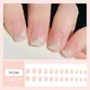 Unhas postiças atacado ferramentas de nail art pontas de unhas postiças produto acabado removível fosco fofo faz a pele parecer clara adesivos de unha de desenho animado