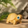 Colgante de calabaza tallada hecho de madera de ciprés chino, un artículo decorativo para coches, bolsos y como adorno decorativo
