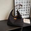 Bolso Bolso de Viajero 2024 Nueva Moda Lona Romboidal Bolso de Hombro Simple Versátil Gran Capacidad Clase Axila